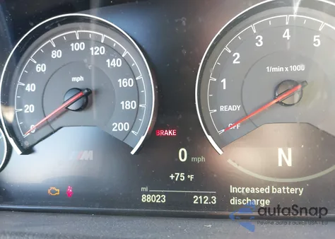 2015 BMW M3 из США, поврежденный, VIN WBS3C9C5XFP803987